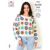 5944 Crochet Cotton Jumper Yarn &amp; Pattern pack