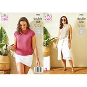 King Cole Pattern 5986 Tops in Linendale DK