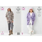 King Cole Pattern 6079 Cardigans in Camouflage DK