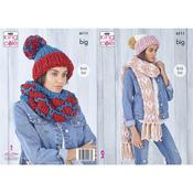 King Cole Pattern 6111 Accessories in Big Value BIG image