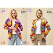 King Cole Pattern 6209 Jackets in Riot Chunky