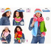 King Cole Pattern 6232 Accessories in Toastie