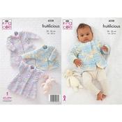 King Cole Pattern 6238 Jacket, Cardigan and Waistcoat in Fruitilicious  image