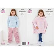King Cole Pattern 6240 Poncho and Sweater in Fruitilicious