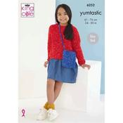 King Cole Pattern 6252 Sweater And Bag in Yumtastic