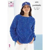 King Cole Pattern 6253 Sweater And Tank in Yumtastic