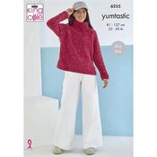 King Cole Pattern 6255 Sweaters in Yumtastic