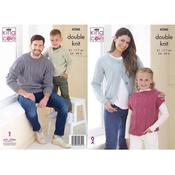 King Cole Pattern 6266 Cardigans, Sweaters &amp; Top in DK image
