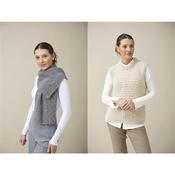 King Cole Pattern 6285 Slipover and Accessories in Superfine Alpaca Chunky