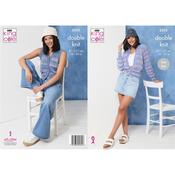 King Cole Pattern 6355 Cardigan &amp; Waistcoat in Jamboree DK
