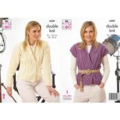 King Cole Pattern 6369 Hollywood Collection: Jacket and Gilet in Merino Blend DK