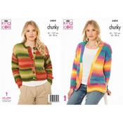 Pattern  6404 Cardigans in Riot Chunky