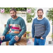 King Cole Pattern 6457 Sweaters in DK