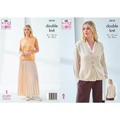 King Cole Pattern 6510 Slipover and Waistcoat in Dk