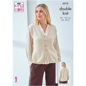King Cole Pattern 6510 Slipover and Waistcoat in Dk