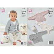 Pattern 6548 Cardigans in Little Lamb DK