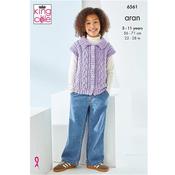 King Cole Pattern 6561 Cardigans in Aran 