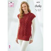 King Cole Pattern 6575 Slipover and Tunic in Chunky
