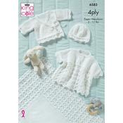 Pattern 6583 Cape, Cardigan, Shawl and Hat in 4Ply image