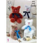 King Cole Pattern 9049 Tinsel Cats
