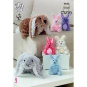 King Cole Pattern 9050 Tinsel Rabbits