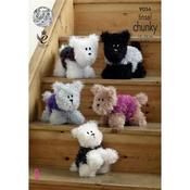 King Cole Pattern 9056 Dogs in Tinsel