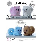 King Cole Pattern 9077 Pomeranians in Tinsel