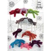 King Cole Pattern 9086 Spiders in Tinsel Chunky