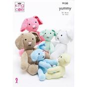 King Cole Pattern 9150 Rabbit in Yummy