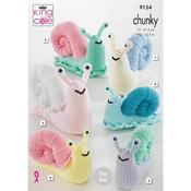 King Cole Pattern 9154 Snails in Comfort Chunky