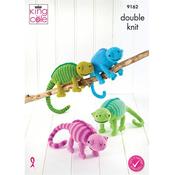 King Cole Pattern 9162 Chameleons in Big Value DK 50g
