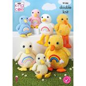 King Cole Pattern 9184 Knitted Cuddle Ducks image