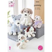 Pattern 9191 Crochet Dogs in Yummy image