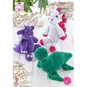 King Cole Pattern 9224 Mythical Creatures in Yummy