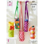 Pattern 9227 Crochet Bottle Bags in DK image