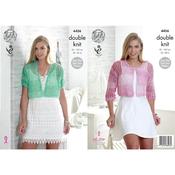 King Cole Pattern 4456 Vogue DK Lace Ladies Cardigans