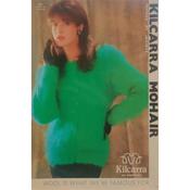 Pattern 906 Ladies Classic Crewneck Cardigan in Mohair