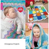 Bright Baby Blankets - Crochet - Leisure Arts Book 75521