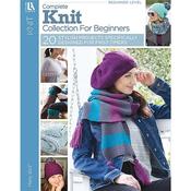 Complete Knit Collection for Beginners - Leisure Arts Book 7577 Learn to Knit