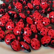1 x Ladybird Button (15mm)