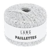 Lang Paillettes #0001 White/Silver