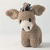 Hoooked Amigurumi Joe Donkey DIY Crochet Set - Taupe
