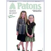 Patons Girls Jackets from Wool Blend Aran Booklet 3742