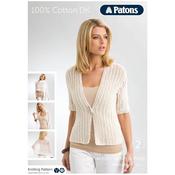 Patons Pattern 5376 Summer KNITS Jacket &amp; Wrap in Cotton DK