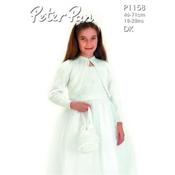 Peter Pan Pattern 1158 Knit Communion Bolero &amp; Bag in DK