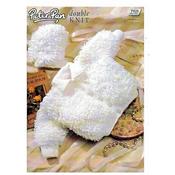 Peter Pan Pattern P828 Loopy Jacket &amp; Bonnet in DK