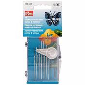 16 Chenille An Tapestry Needles &amp; Threaders No. 18-22 image