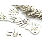 Purlette Metal Handmade Charms  (Pack of 6)