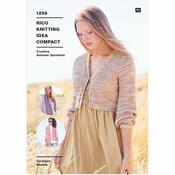 Rico Pattern 1259 Cardigan &amp; Shawls in Summer Sprinkles