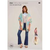 Rico Pattern 893 Cardigans &amp; Shawl in Fashion Cotton Light &amp; Long DK